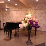 ピアノの発表会のお花