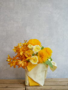 黄色アレンジ