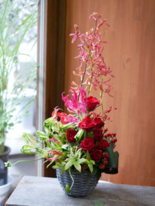 赤の縦長アレンジ